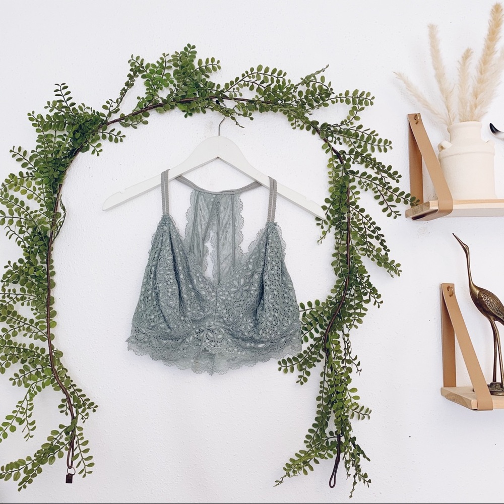 Maurices Seafoam Green Lace Bralette